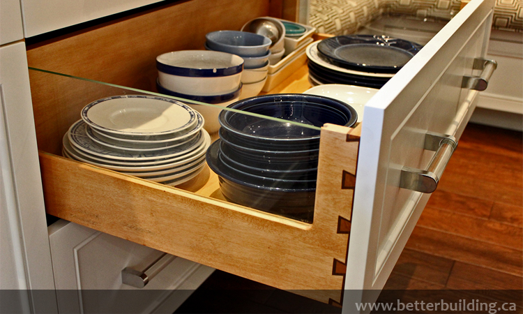 Dovetail Drawer with Glass Sides