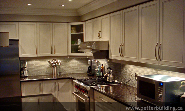 Refaced Kitchen with Double Bead Doors