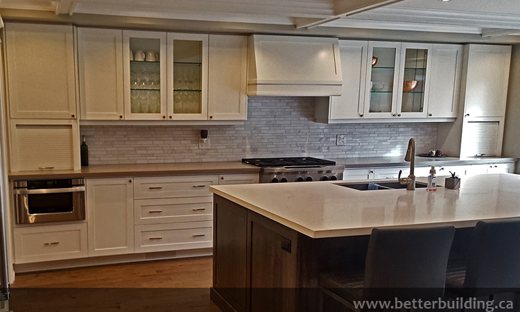 Custom Kitchen with Custom Range Hood